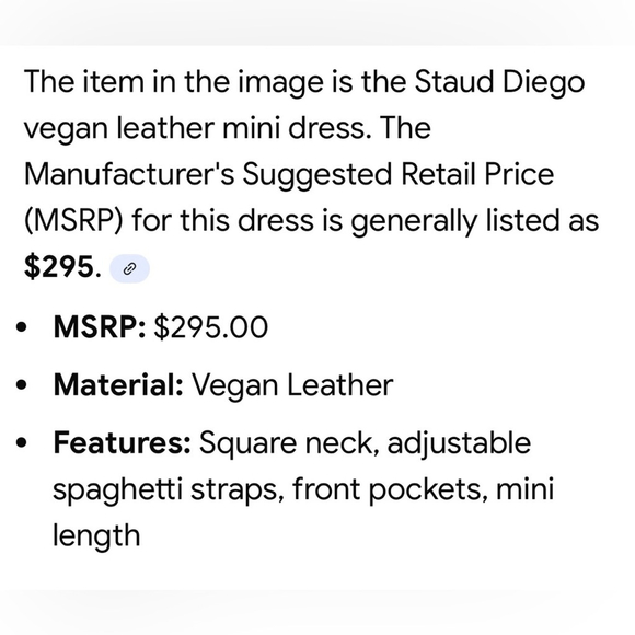 STAUD Diego Mini Dress - Picture 14 of 14